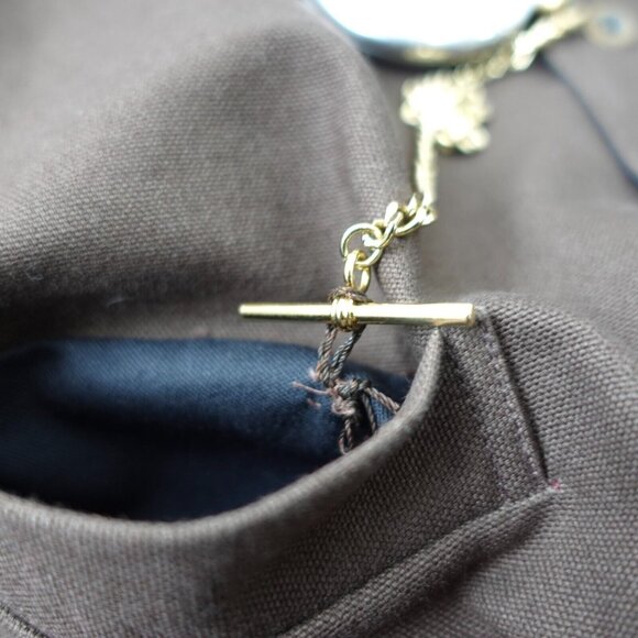 Frontier Classics Vest XL Brown VTG DALVEY Compass Western Cowboy Safari Hunting - Picture 16 of 16